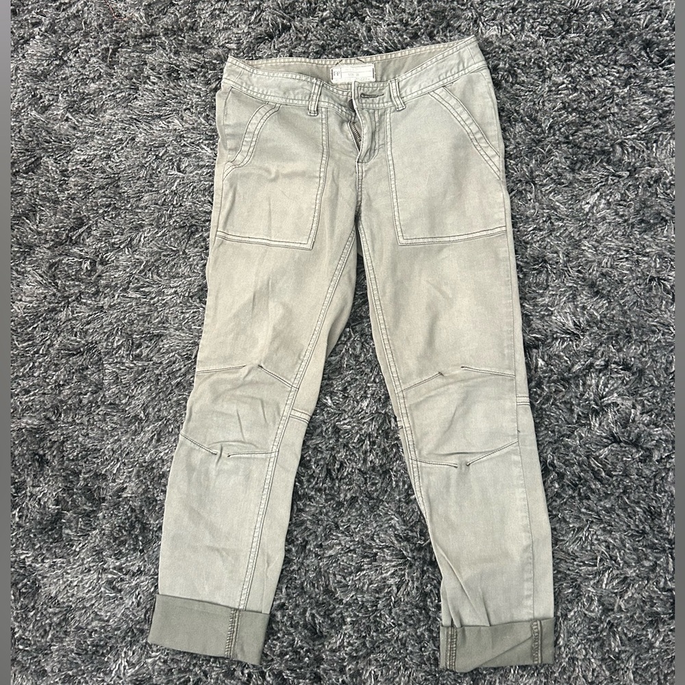 Free People pants with knee darts